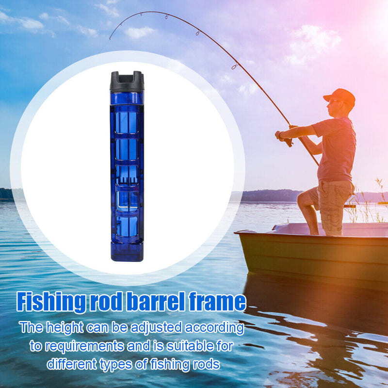 Fishing Box Rod Barrel Holder Inserting Pole Tube Support Bracket for MEIHO Box