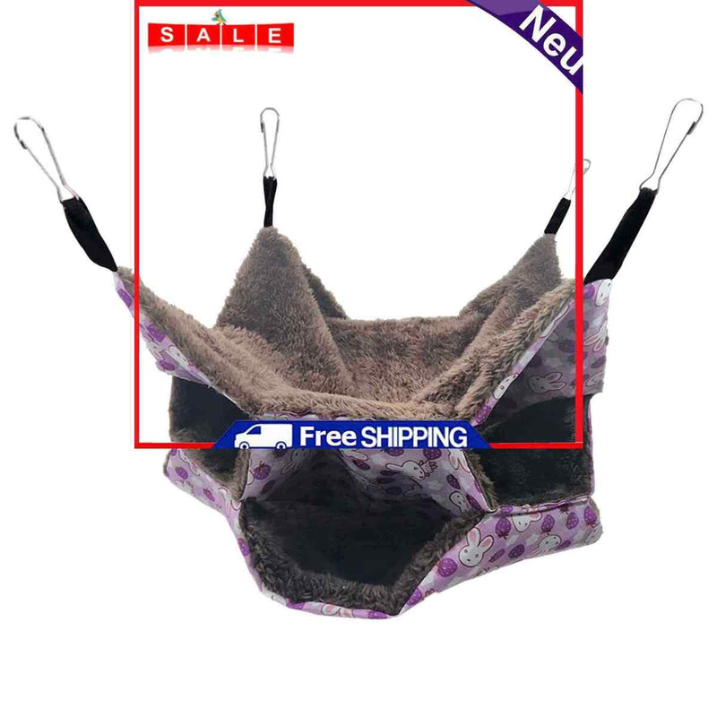 Small Animal Hammocks Rat Playing Sleeping Bed Tunnel Swing Cave for Rat