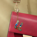 DIY Key Chain Diamond Painting Letters Women Bag Keyring Pendant Gift (U) Newly