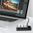 RGB Macro Keyboard Knob 6 Key 1 Knob Programmable Mechanical Keypad for Gaming