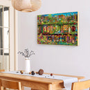 Colorful Gardens Oil Painting By Numbers DIY Frameless Picture On Canvas