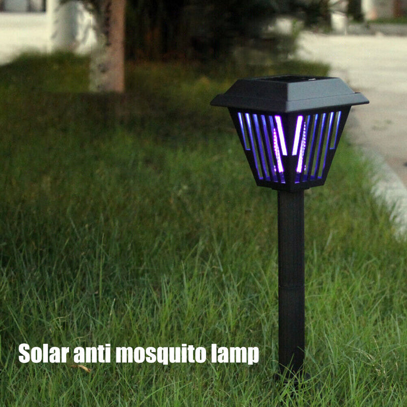 LED Solar Mosquito Killer Lamp Outdoor Waterproof Lawn Stake Night Lights Newly