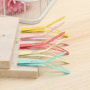 Women Girls Metal 2.4" Snap Hair Clips Hair Accessories Barrettes Hairpins