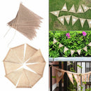 Party Garland Home Decoration Jute Banner Flags Wedding Supplies Burlap Bunting