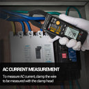 ST190 DC AC Automatic Clamp Meter LCD Digital Voltmeter Multimeter (Black) Newly