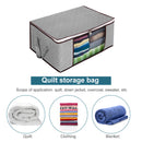 Non-woven Foldable Bag Large Capacity Waterproof Blanket Sorting Bags for Closet