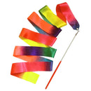 2m Colorful Gym Ribbons Gradient Dance Ribbon Dance Streamers Training Equipment