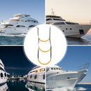 Marine Rope Ladder 3 Step Boat Folding Boarding Ladder for Kayak Canoeing