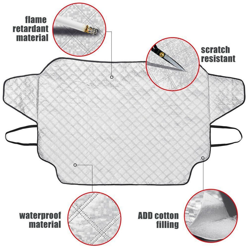 Winter Summer Ice Car Windscreen Cover Dust Protector Sun Shade Auto Visor
