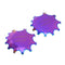 Prosperveil Plastic Nail Polish Stencil Crystal Nail Stencil Man