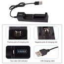 Charger for 16340 14500 18650 3.7V Rechargeable Lithium Battery LED Display