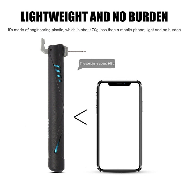 120PSI Aluminum Alloy Bicycle Pump MTB Cycling Tire Ball Hand Air Inflator