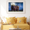 5D Diamond Painting Full Moon Cow Full Round Drill Rhinestone Kit