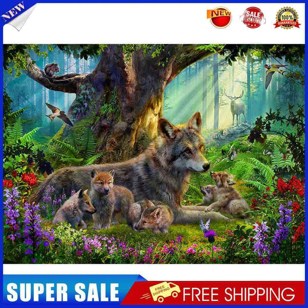 #A 5D DIY Full Drill Diamond Painting Dinosaur Cross Stitch Mosaic Kits (W626)