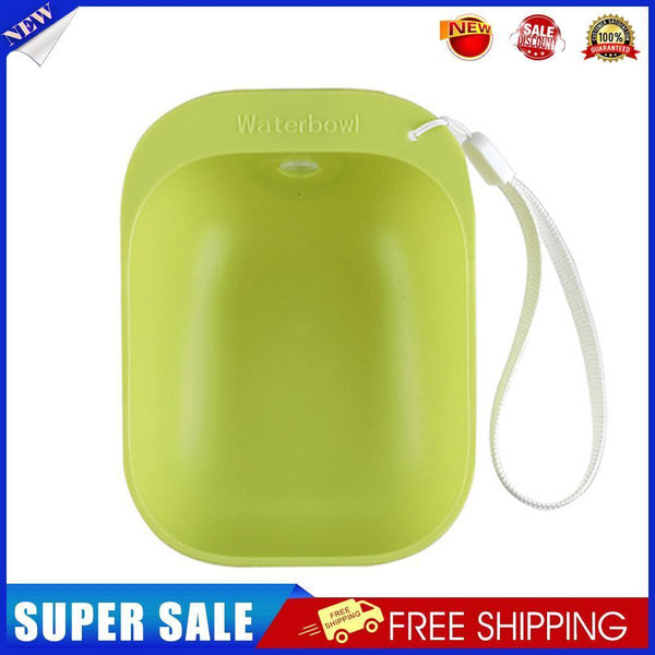 Dog Travel Water Bottle Portable Pet Drinking Feeder for Outdoor (Green)
