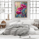DIY Oil Paint by Numbers Flower Pattern Coded Hand Painted Acrylic Drawing