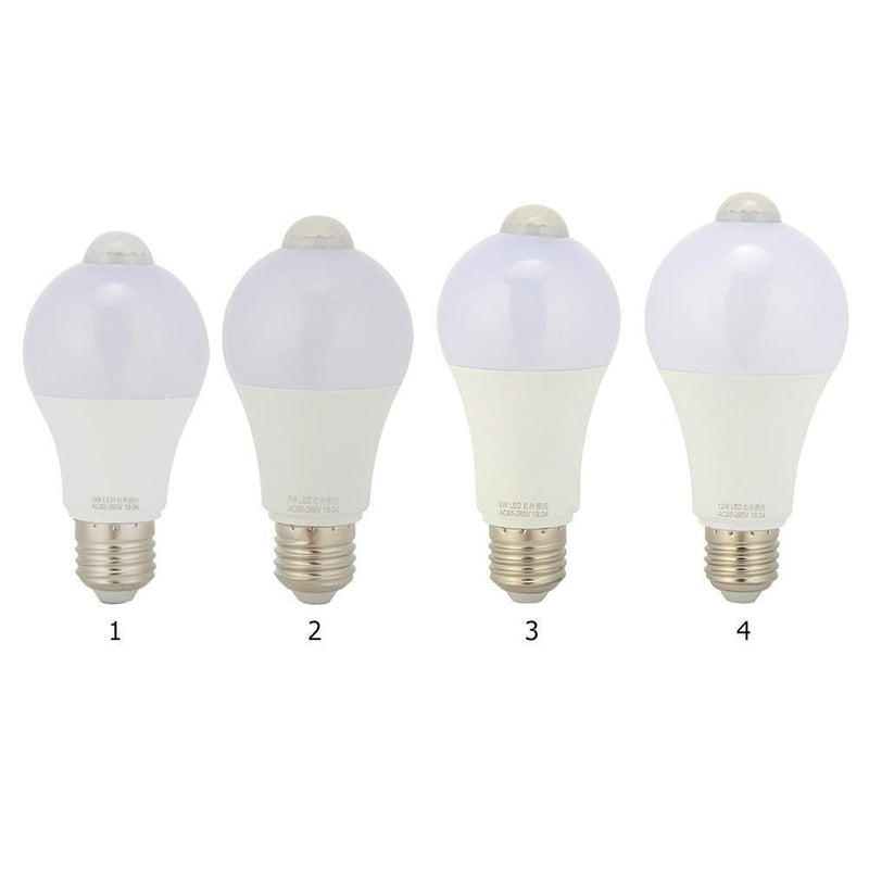 3pcs LED PIR Bulb Light Motion Sensor Lamp for Home Lighting(5W)