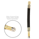 140mm Flexible Hose Car Wheel Valve Stem Tire Valve Extension w/ Steel Cap Newly