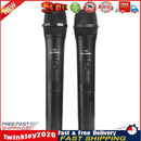 2pcs Smart Wireless Microphones Handheld Mic with USB Receiver for Karaoke Newly