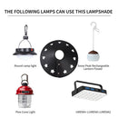 PU Leather Star Table Lamp Shade Covers Dustproof Spotlight Case (Black) Newly