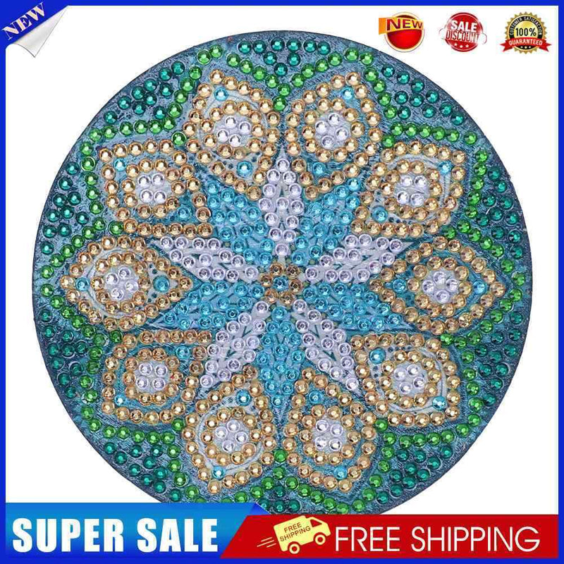 DIY Diamond Painting Mandala Round Coaster Cup Table Placemat (AA1059-3)