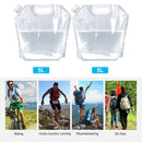 Large Capacity Hiking Collapsible Water Bags Foldable Water Storage Container