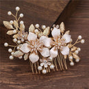 Jewelry Wedding Party Bridesmaid Tiara Hair Combs Flower Hair Pin  Bridal Clips