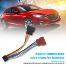 For KENWOOD 16 Pin ISO Wiring Harness Connector Adaptor Car Stereo Loom Newly