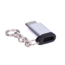 Metal USB 3.1 Type-C Male Connector to Micro USB 2.0 5Pin Female Data Adapt