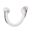 Round Pop-Up Connection Waste Pipe Bath Overflow Bathtub Drain Tube Concealed