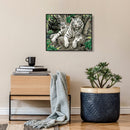 DIY Digital Oil Painting By Numbers Three Tiger Wall Picture Home Decoration
