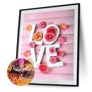 5D DIY Full Round Drill Diamond Paint Love Mosaic Rhinestone Drawing Picture Kit