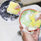 2pcs Dishwashing Sponge Scoring Pad Household Kitchen Cleaning Brush Sponges