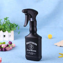 1pc Matte Black Plastic Spray Bottle Durable Rotary Watering Can Salon Tool