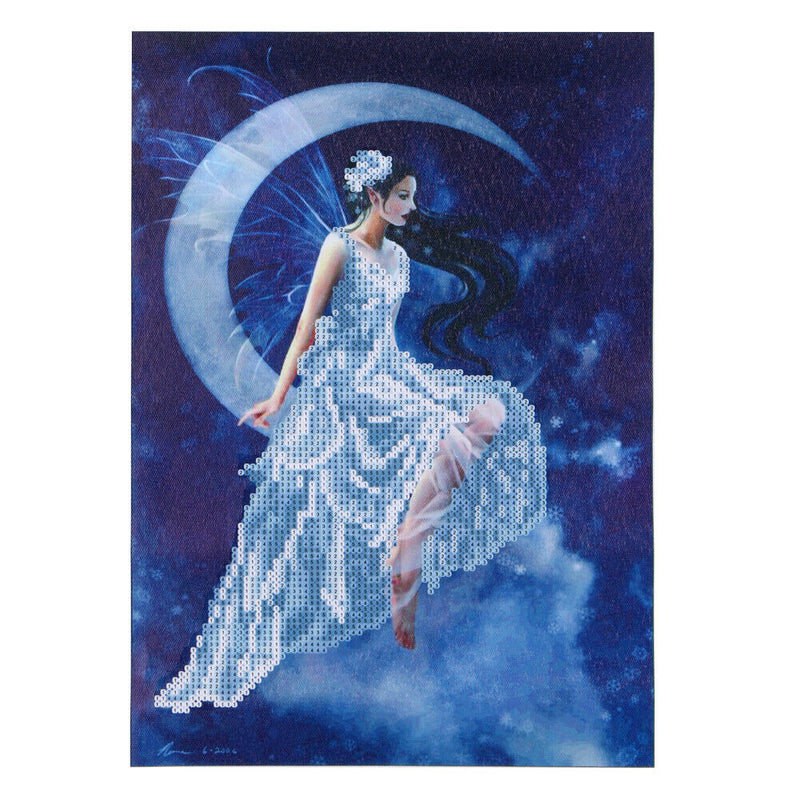 5D DIY Round Drill Diamond Painting Moon Goddess Cross Stitch Embroidery(C
