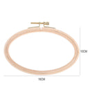 Stitch Bamboo Frame Embroidery Hoop Ring Oval Hand DIY Needlecraft Home Proximity