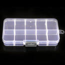 Double Layer Plastic Bait Lure Sorting Box Fishing Tackle Accessory Organiz