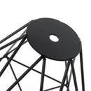 Metal Pendant Lamp Shade Ceiling Plate Light Holder Hanging Lamp Cage Geometric