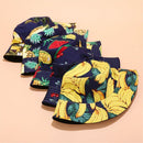 Anti-UV Foldable Double-Sided Bucket Hat Beach Cap Sun Hat Fisherman Cap