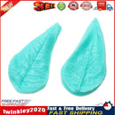 Silicone Mold Flower Leaf DIY Fondant Cake Mould Decorate Tools (Big Leaf) Newly