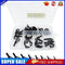 40pcs Fishing Rod Line Guides Eyes Tip Top Ring Circle Kit Fishing Tackle