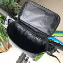 MTB Bike Road Bicycle Handlebar Navigation Bag with Reflective Strip Green Newly