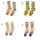 Girl Cute Printing Variety Breathable Winter Long Stocking