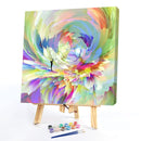 Abstract Flower Oil Paint By Numbers Kits DIY Art Home Decoration Gift Unfr