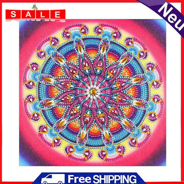 Mandala Part Special Shaped Diamond Painting Rhinestone Artwork Home Wall Decor