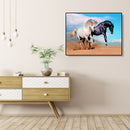 Painting By Numbers Kit DIY Fine Horse Hand Painted Canvas Oil Art Picture Craft