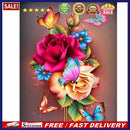 DIY Full Square Drill Diamond Painting Mosaic 5D Flowers Butterflies Kit Artw