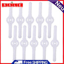 10pcs Plastic Electric Lawn Mower Replacement Blade Grass Cutting Trimmer Blades
