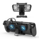 Cooling Fan with Stand Portable Dual C-Port Adapter for Steam Deck/Switch/OLED