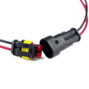 HID Fog Plug Terminal Car SUV Boat Sealed Waterproof Electrical Wire Connector